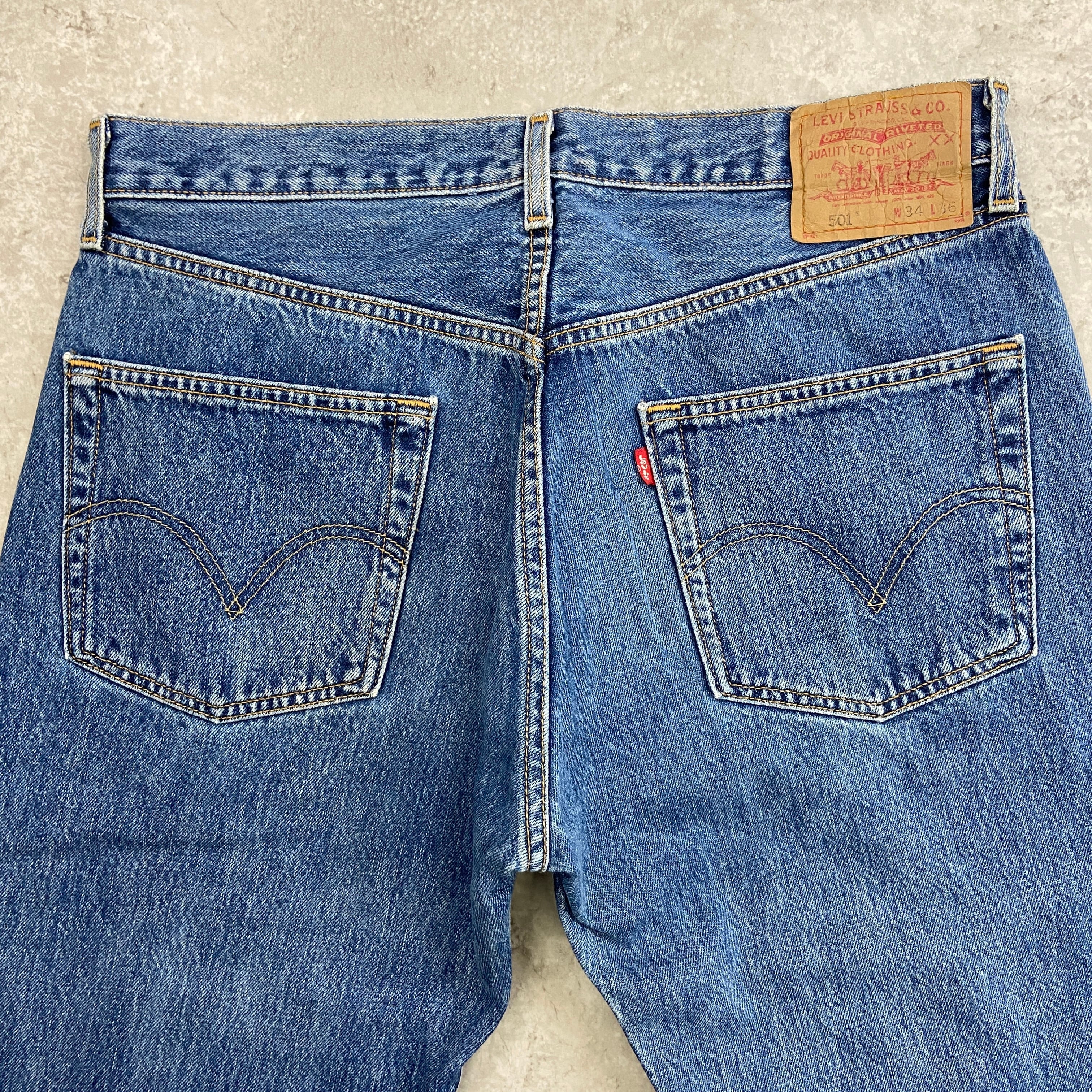 90~00年代 Levi's リーバイス 501 ストレート デニムパンツ メンズW33