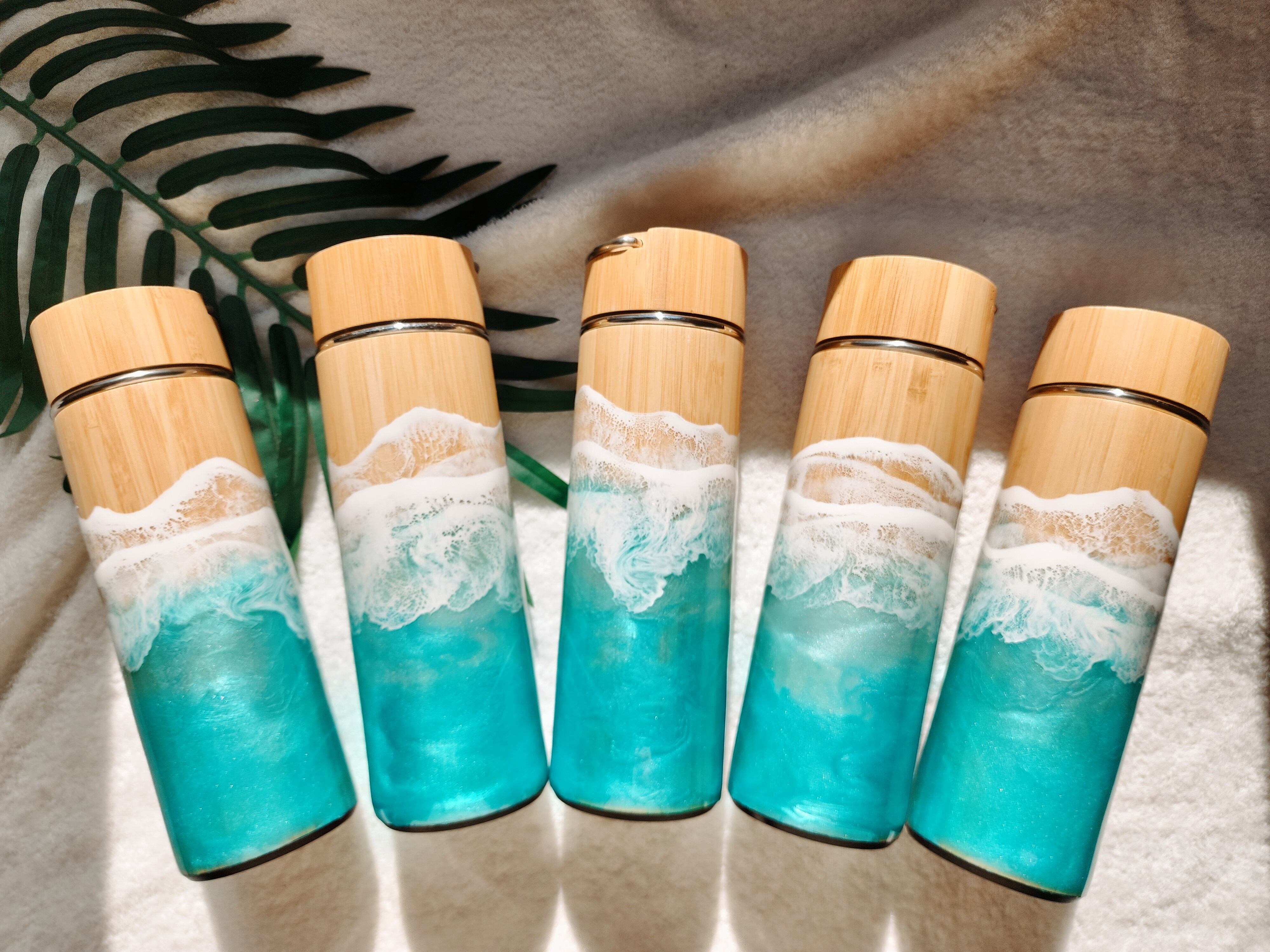 360.オーシャンレジンアート ステンレスボトル