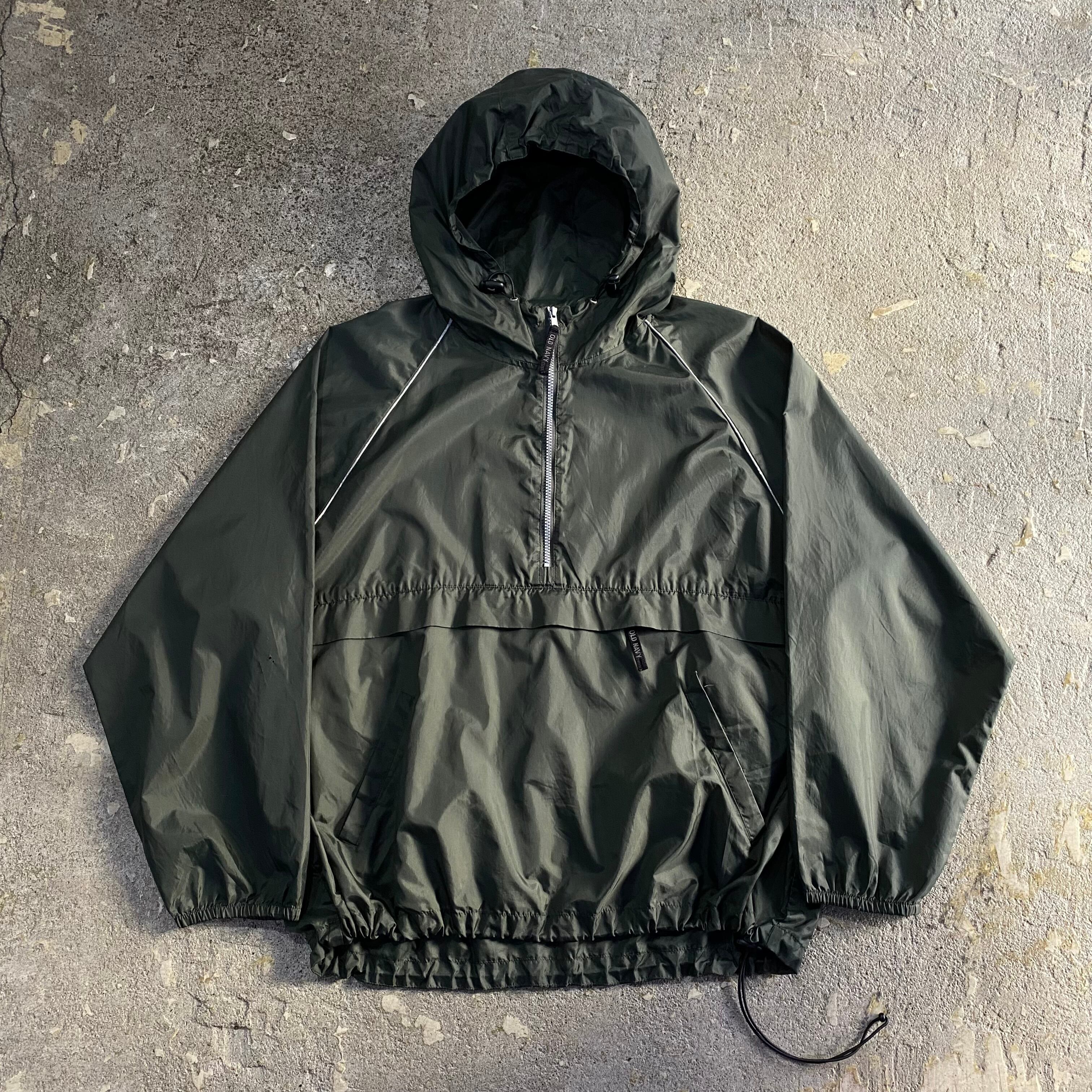 90s OLD NAVY half zip anorak parka【仙台店】