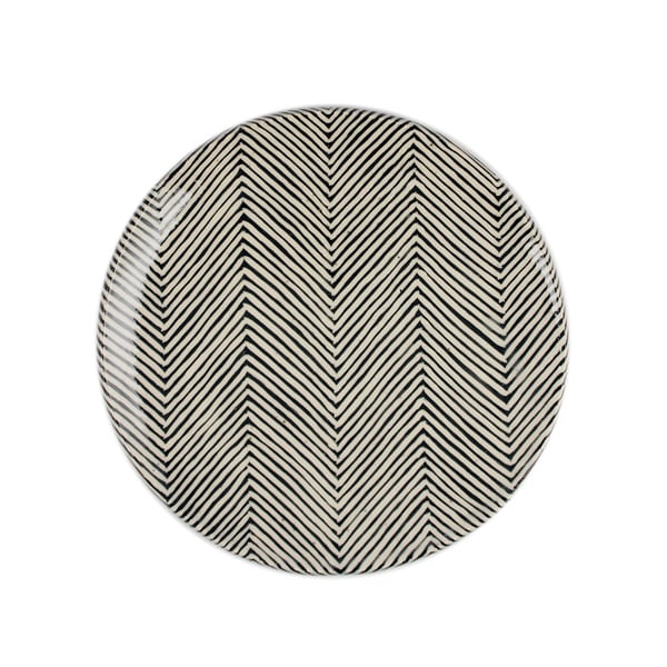 槇原太郎 ヘリンボーン丸皿