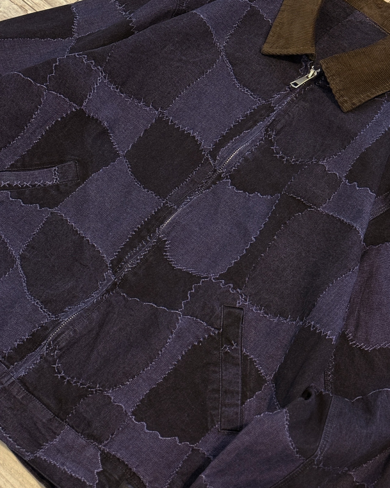 【2着限定販売 / 最短即日発送】切り返しデニムジャケット Puzzle