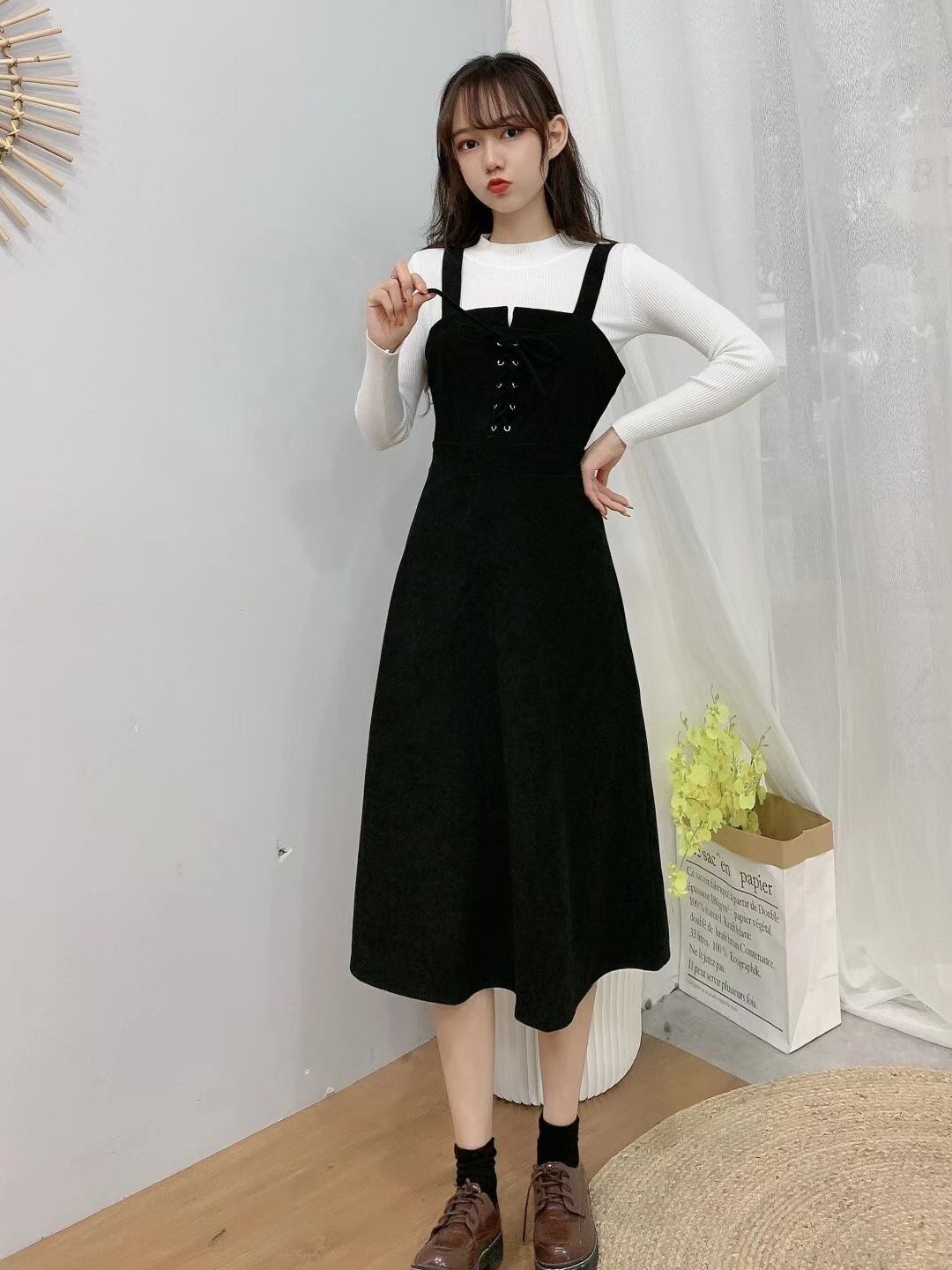 オールインワンフレアワンピース