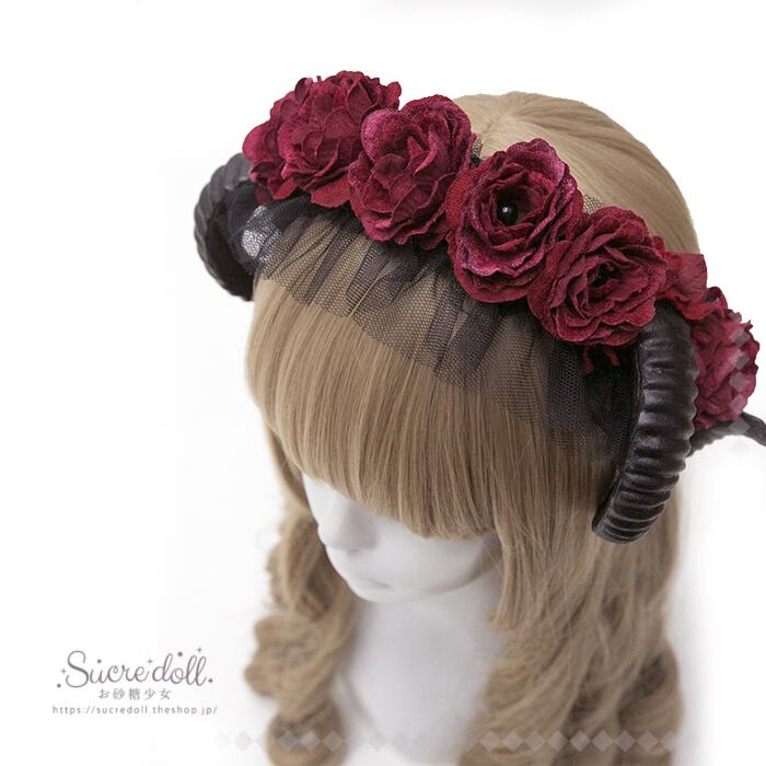 Moitie ネオゴシックアーチ薔薇カチューシャ黒 Moitie ネオゴシックアーチ薔薇カチューシャ黒 Moitie ネオ