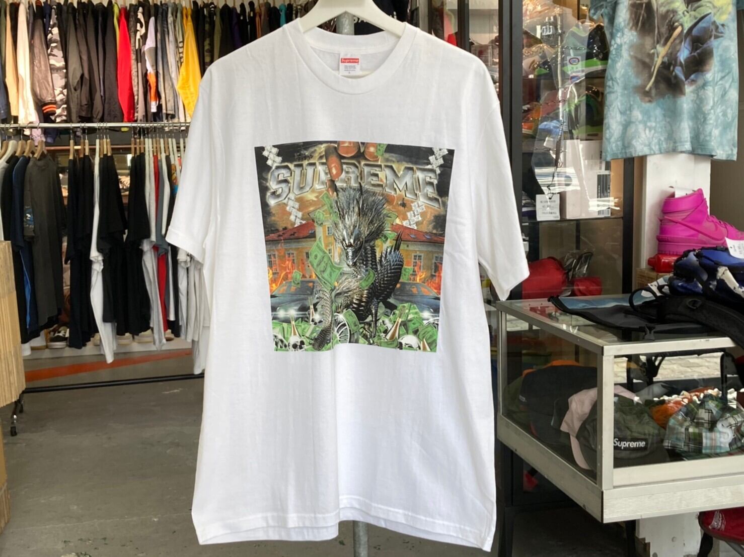 supreme dragon tee