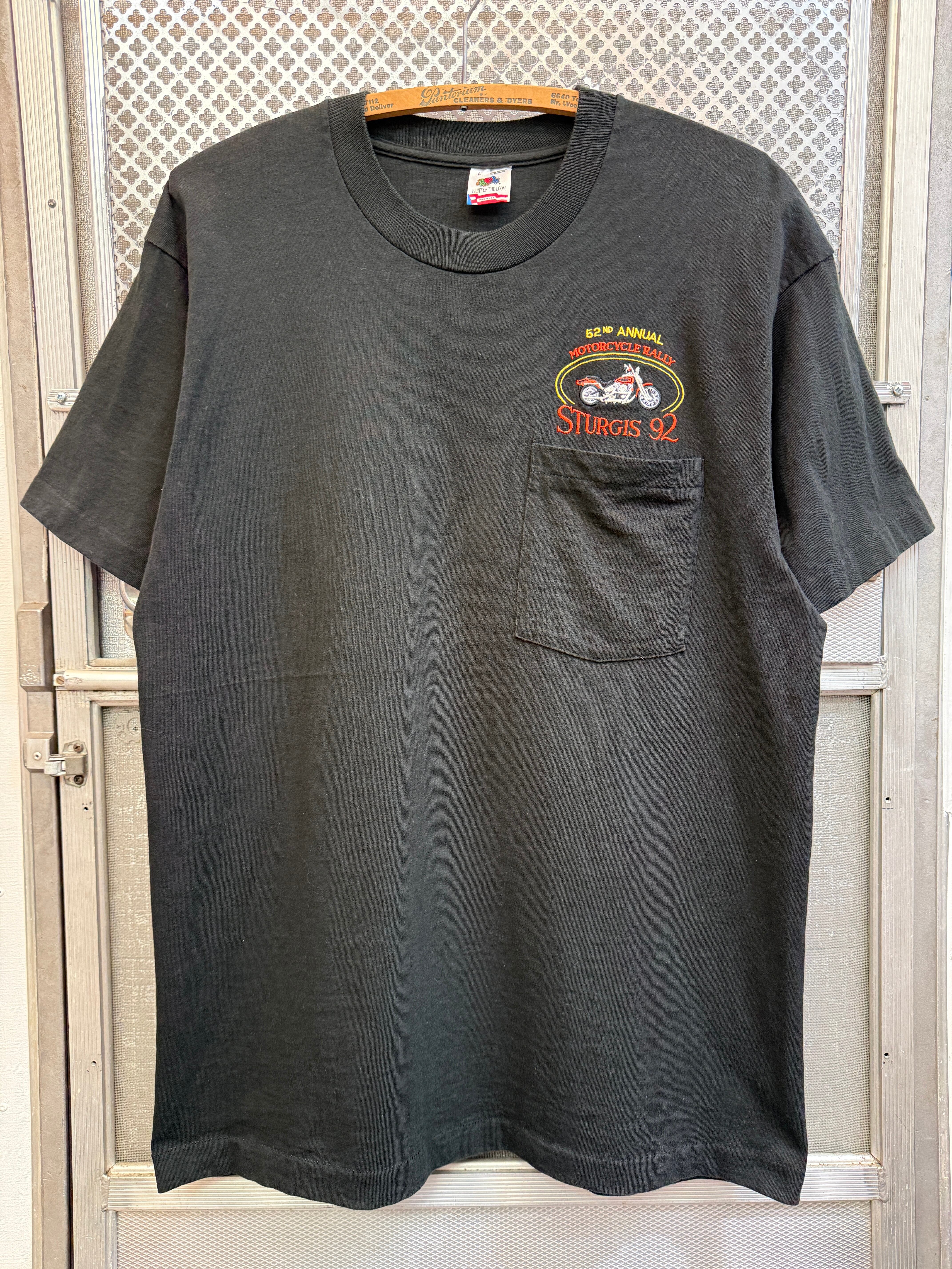 JAMMERCVCLE ジャマーサイクル　80年代ヴィンテージTシャツ 80s Jammer CYCLE Harley-Davidson T-Shirts(黒)ヴィンテージ ジャマー