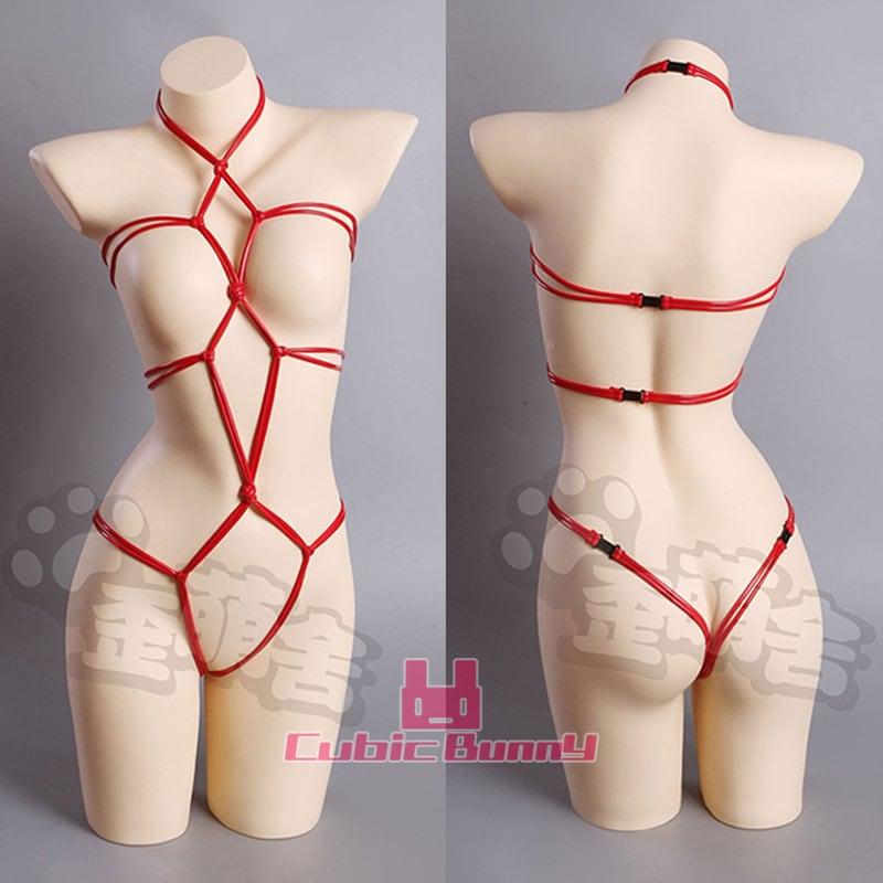 Chowbie 緊縛巫女メイド（歪萌舍 コスプレ 狐巫女 Chowbie 緊縛巫女メイド（歪萌舍 | CubicBunny