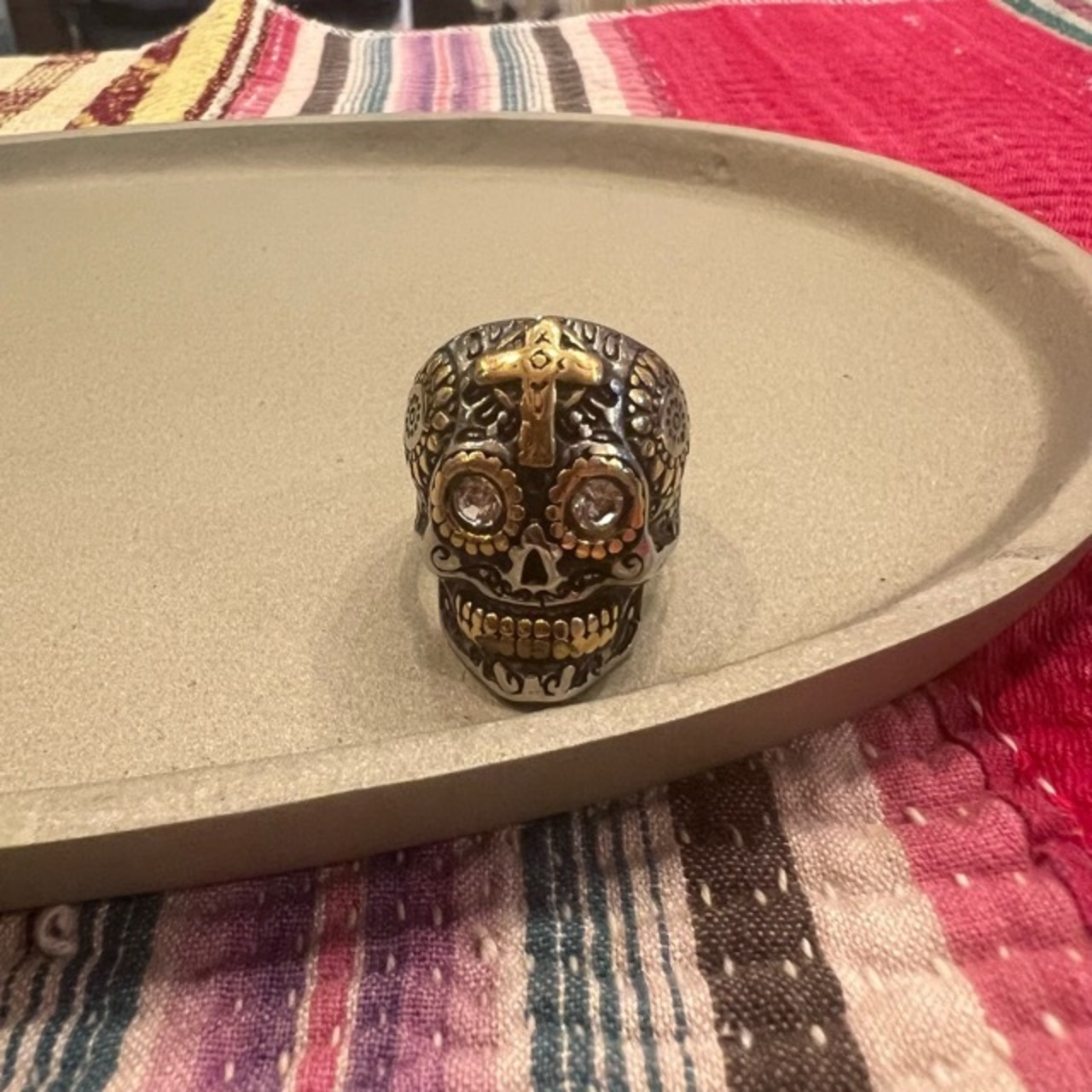 TOPANGA Jewelry Cross Skull Ring　Size 14 1７ 19 22 23  クロススカルリング　指輪　リング　クロス　スカル　骸骨