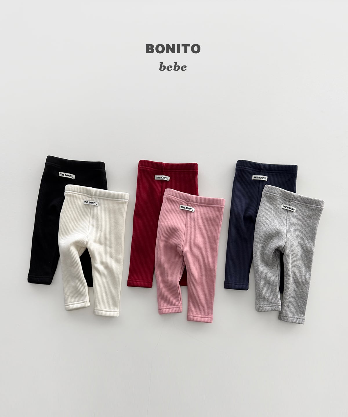 bebe 1+1 fleece-linde leggings【BONITO】※12月中旬発送予定