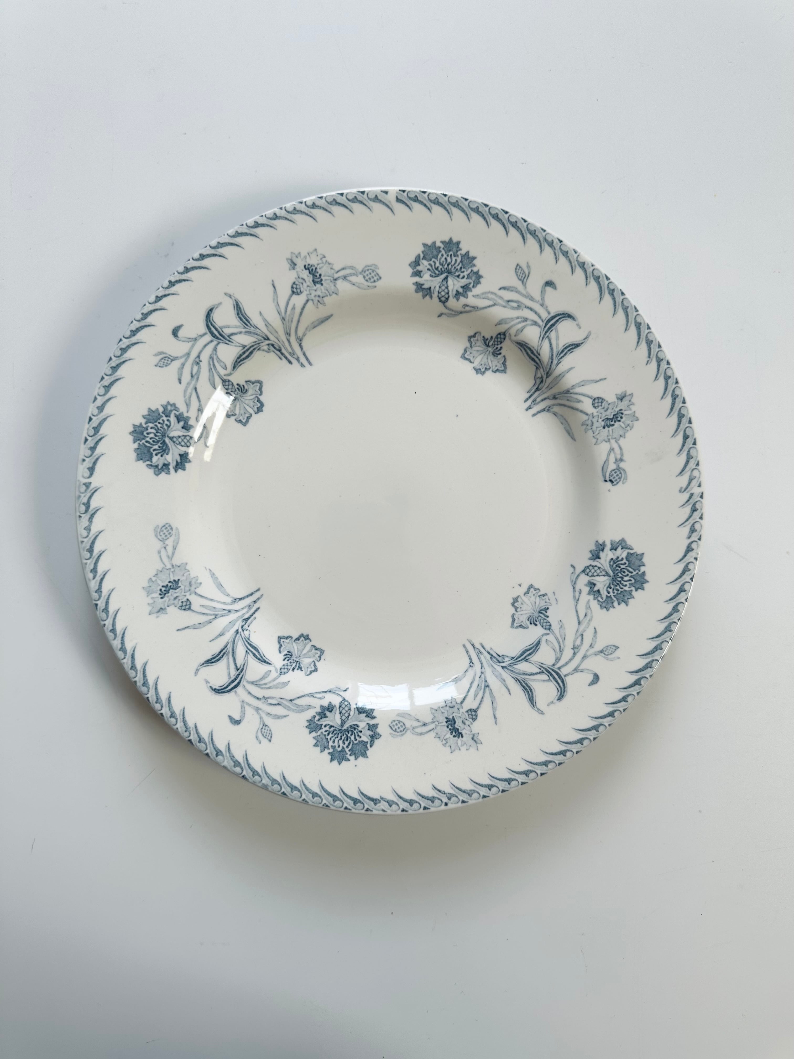 美品 サルグミンヌ POITOU バスク フランス アンティーク 平皿 2枚