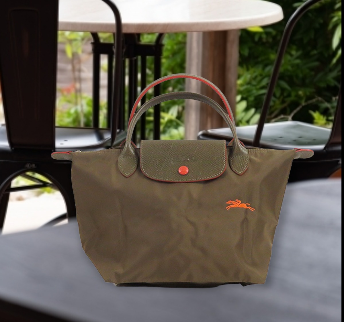 LONGCHAMP ロンシャン カーキ トップハンドルS 1621 619 A23 | ONE-PAPA