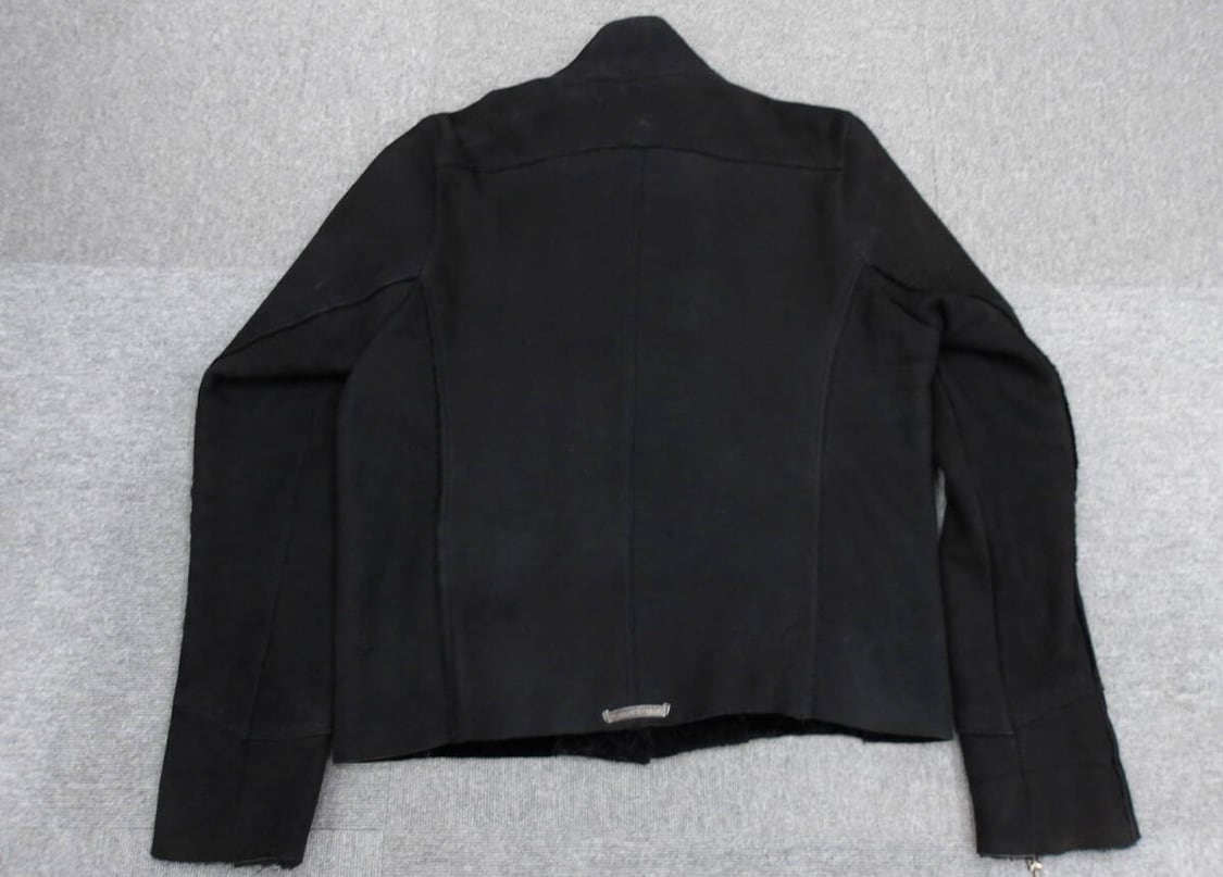 CHROME HEARTS クロムハーツ ムートンダガージップアップブルゾン