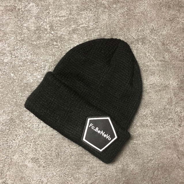 PENTAGON EMBLEM KNIT CAP (BLACK)