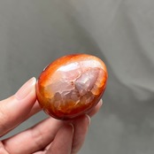 カーネリアンオルカアゲート*エッグ0615*天然石*天然石インテリア*置き物