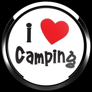 228番 ゴーバッジ I LOVE CAMPING 01