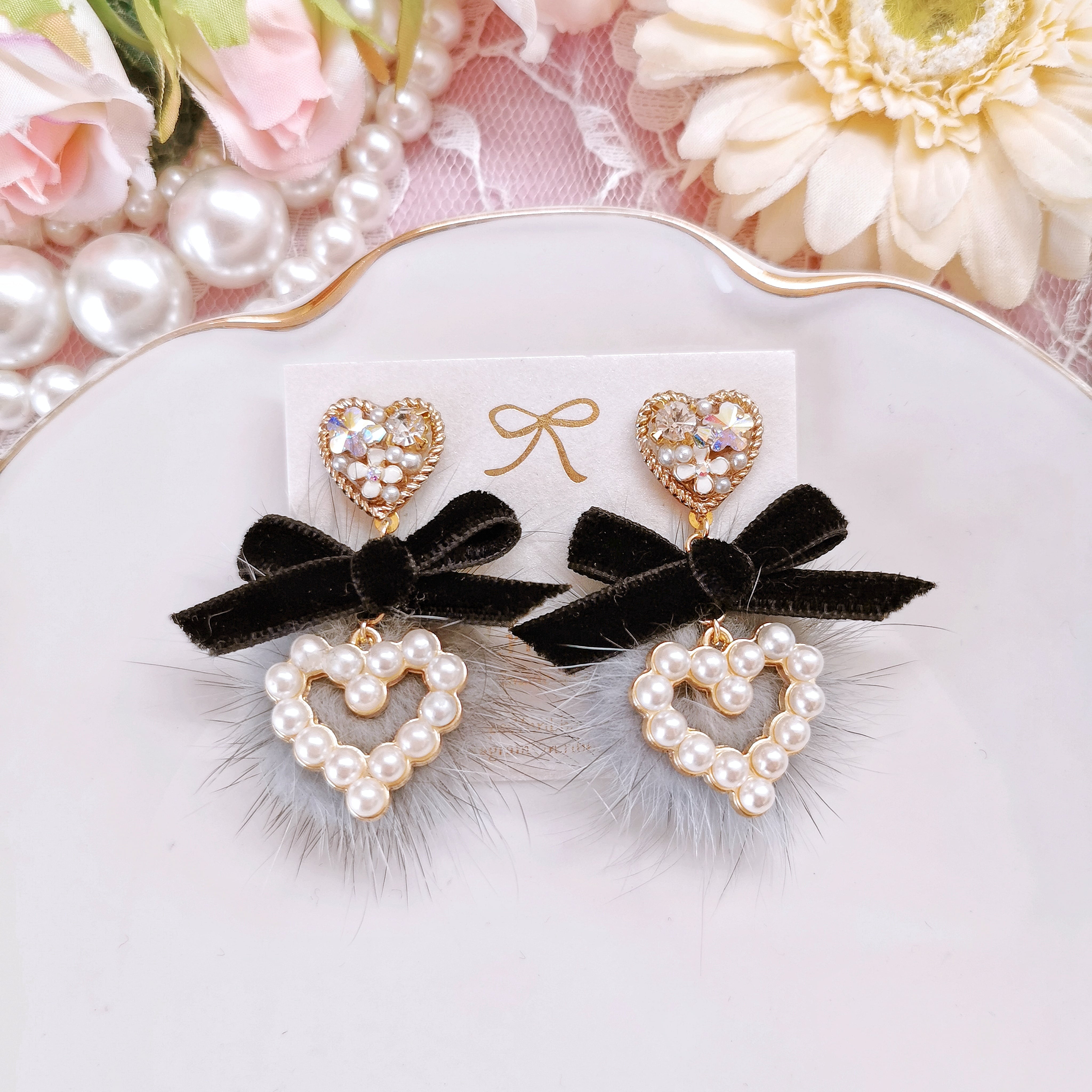 sweet heart bijou × flower tassel 》スウィートハートビジュー