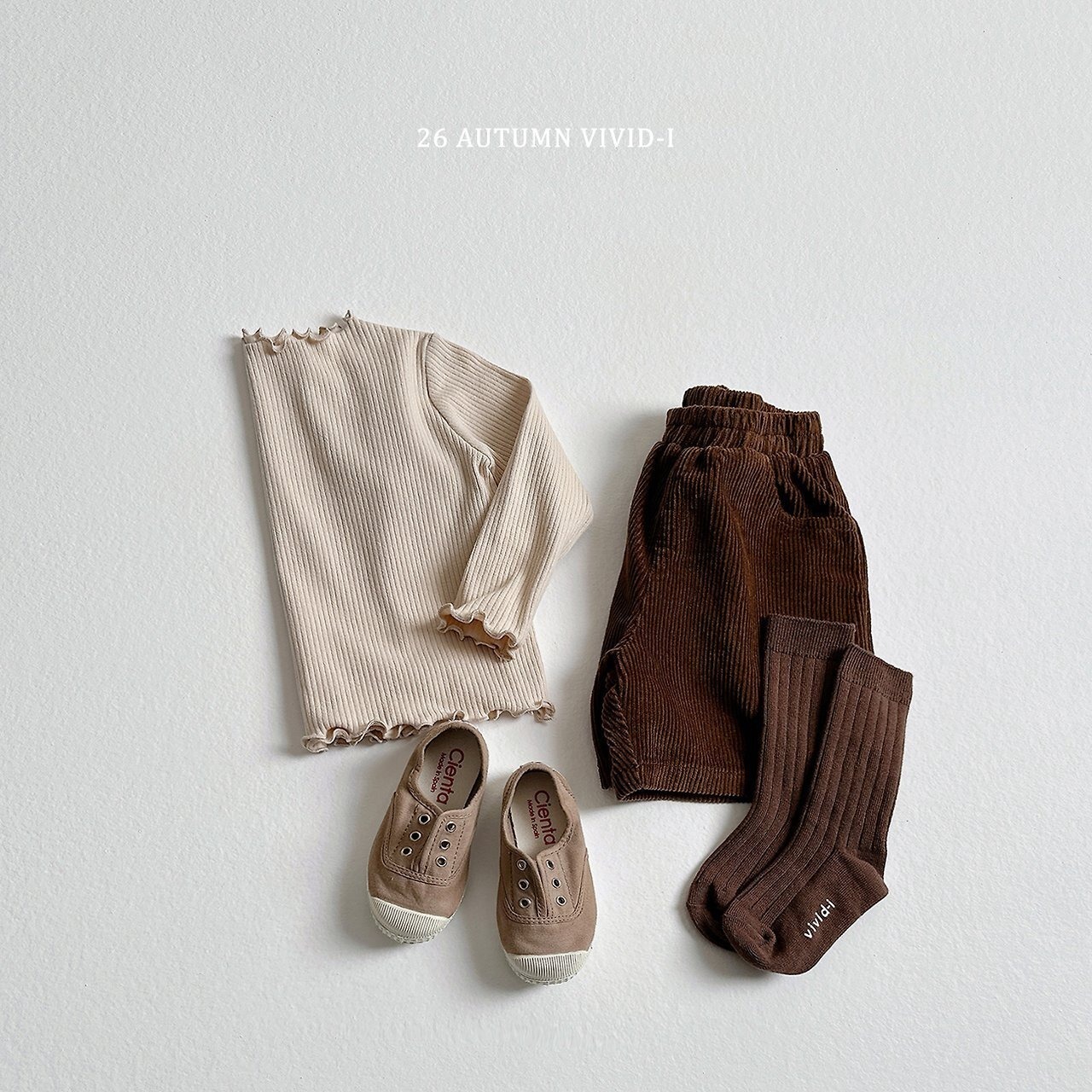 韓国子供服 / VIVID-I / 26Autumn /ビビッドソックス  / 靴下/ 秋服 *1号~2号*