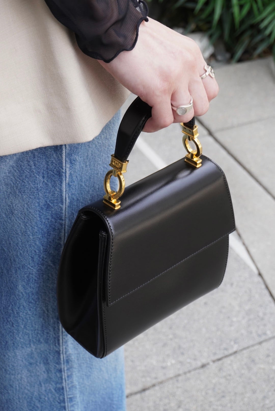 Christian Dior クリスチャン ディオール ハンドバッグ ブラック
