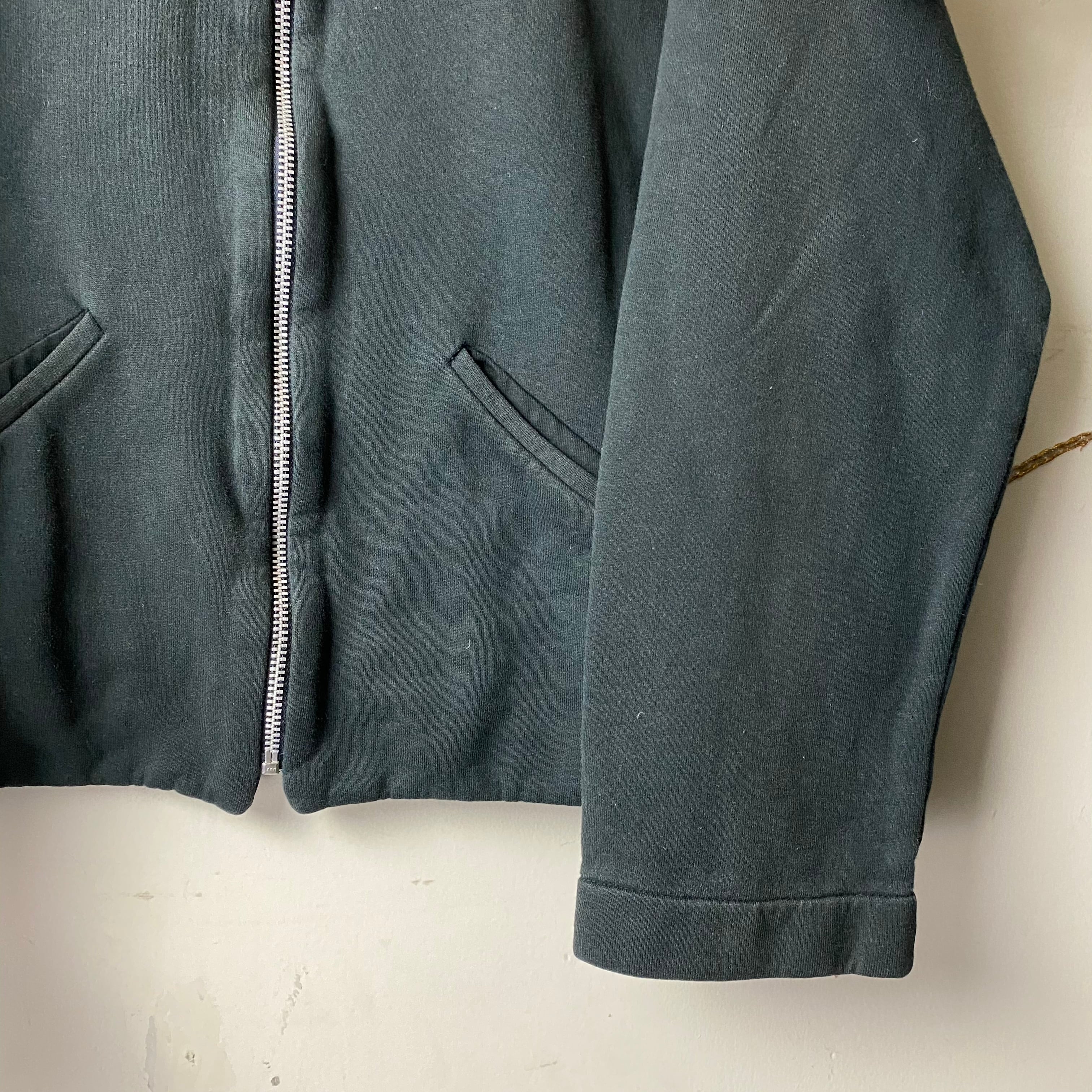 AGNES B.HOMME black sweat blouson | NOIR ONLINE