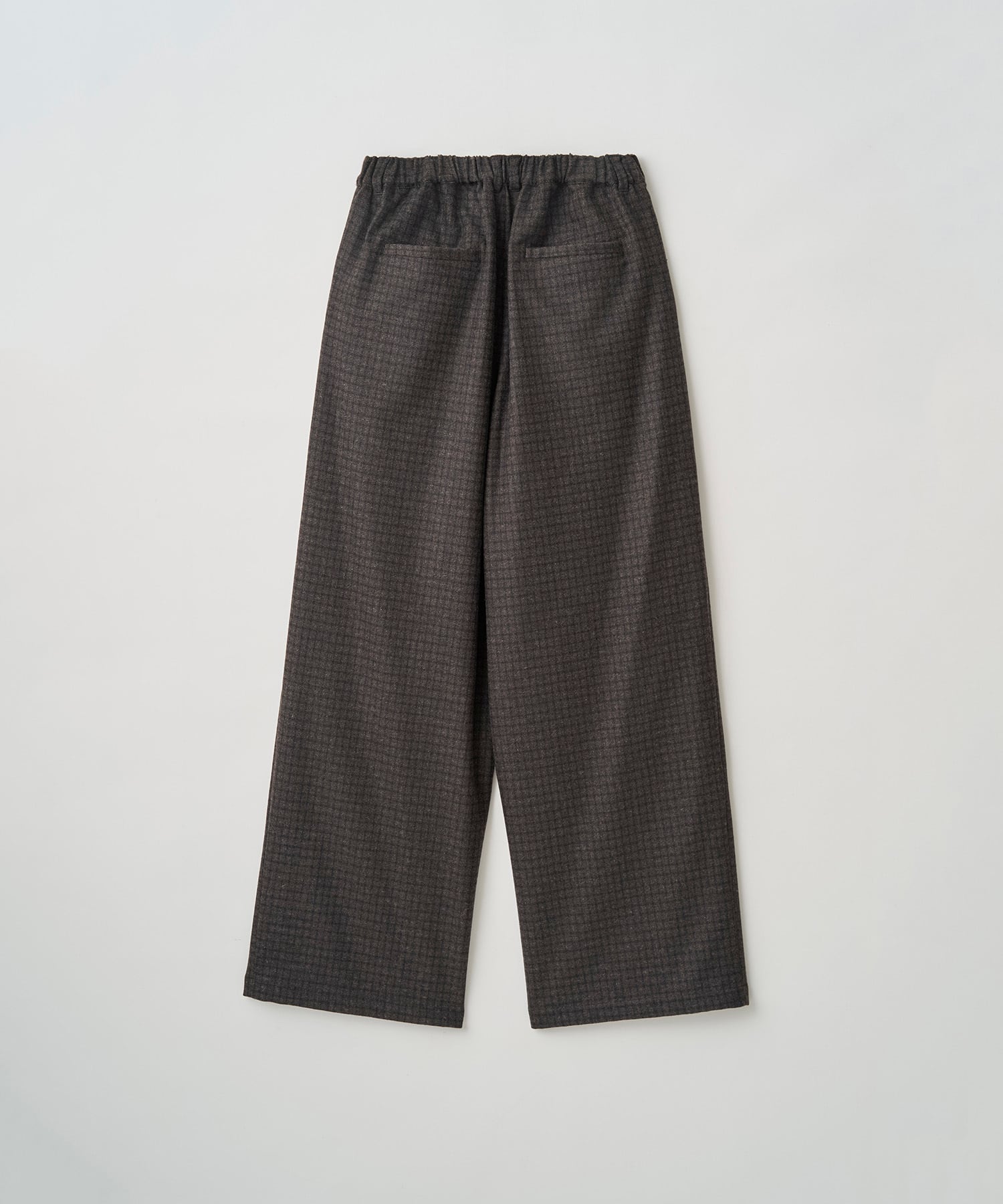 Juha -CHECK WIDE EASY PANTS- / 10240801-3 / ユハ チェックワイドパンツ