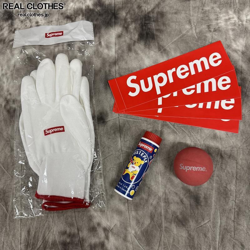 おまとめ】Supreme/シュプリーム ステッカー/ゴム手袋/ボール/シャボン 