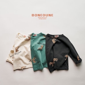 «sold out»«ジュニアサイズあり» Boneoune ヨガタイガーカットソー 3colors