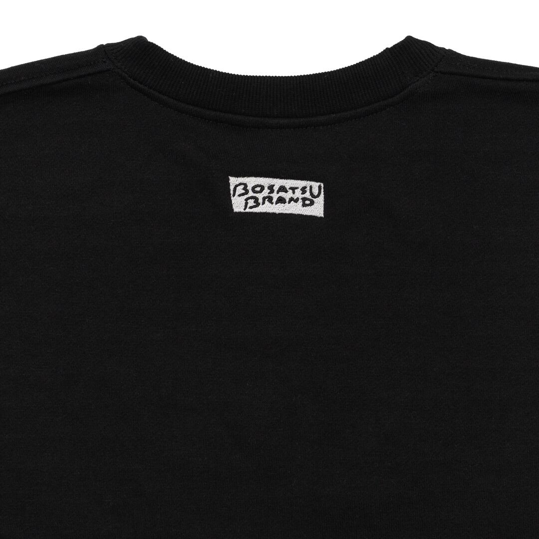 仏像ファイブ(刺繍) 仏像 トレーナー ブラック 10.0oz BUDDHA 弥勒菩薩