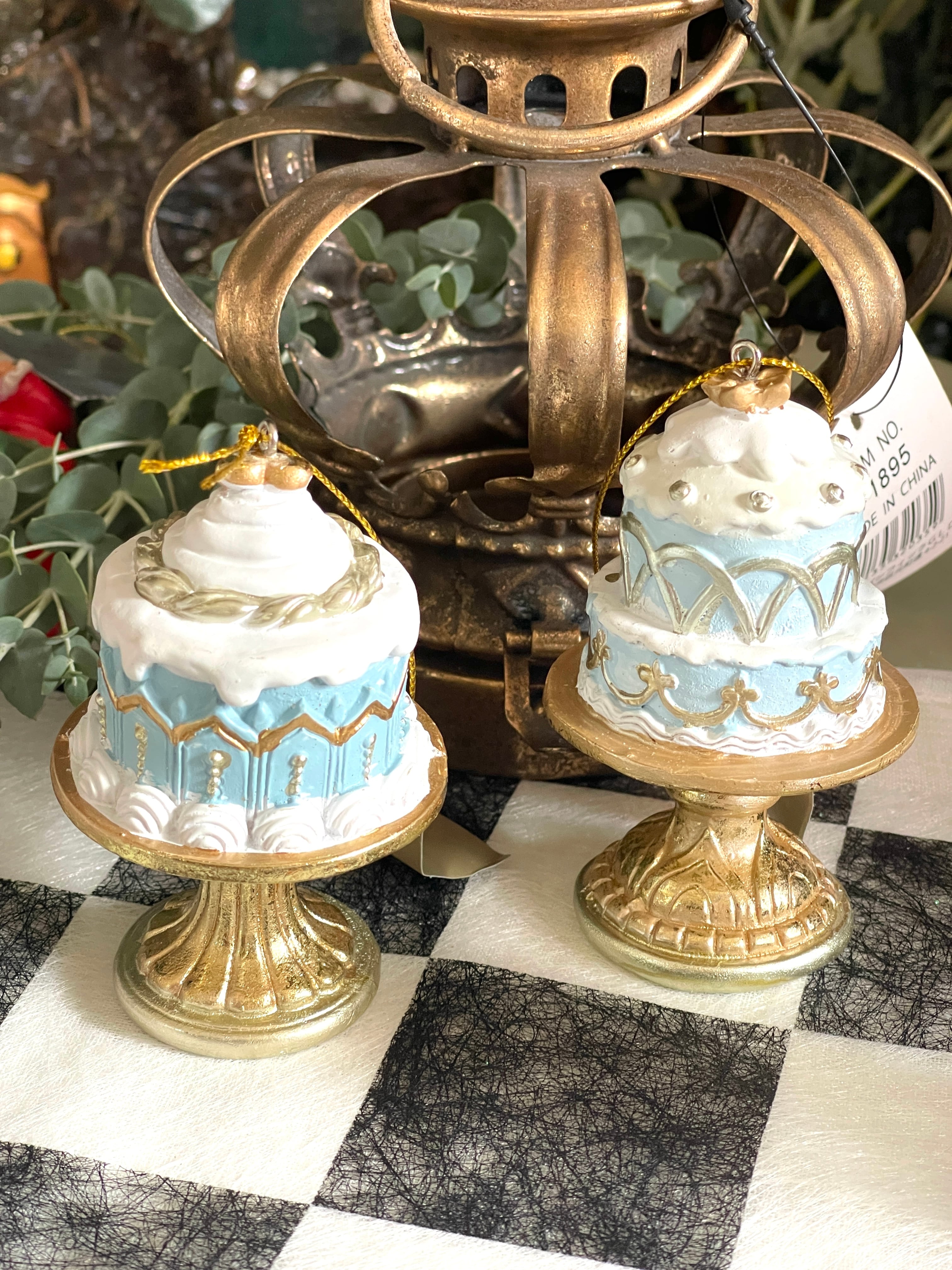 ◆ケーキ◆オーナメント◆ブルー◆ワンダーランド◆パステルカラー◆