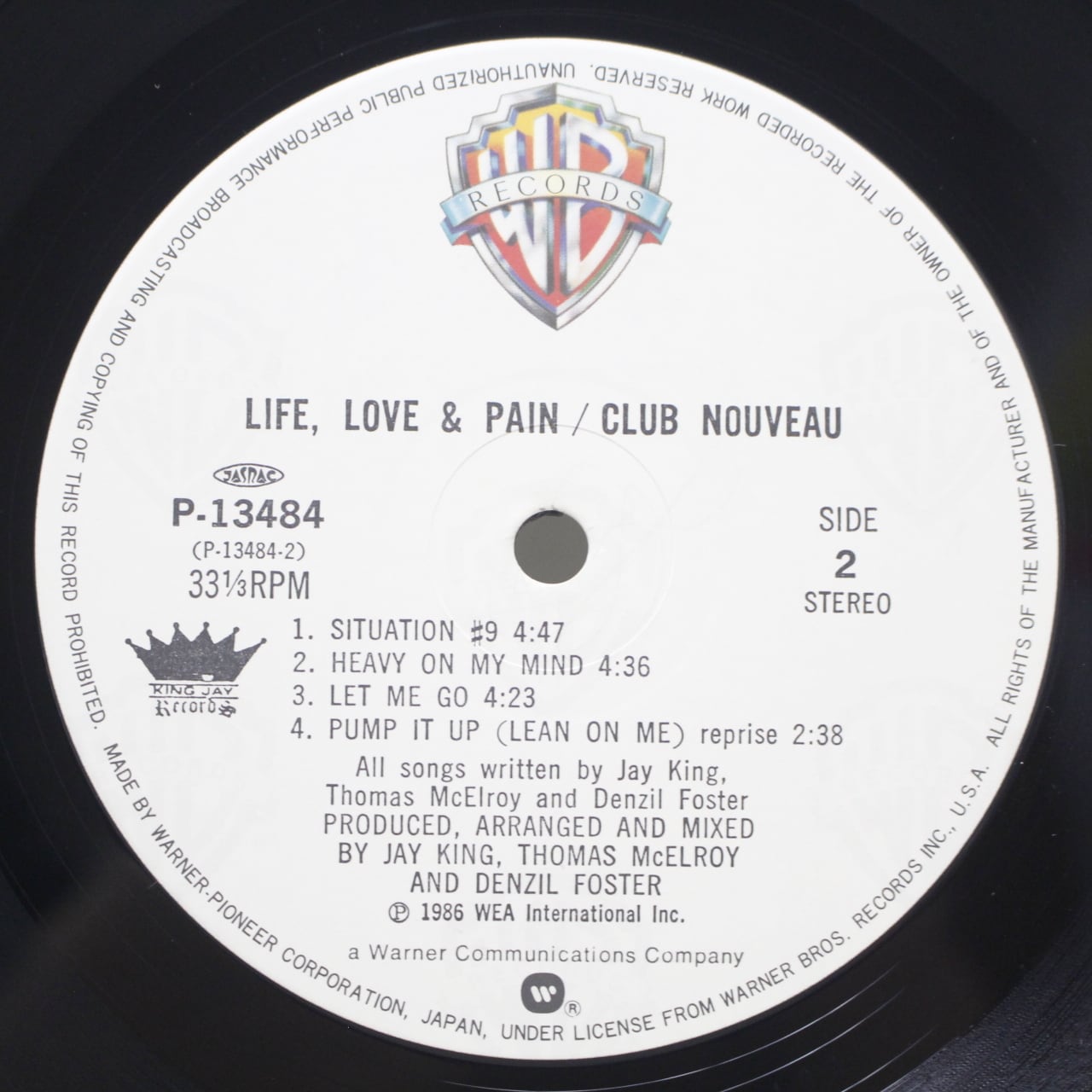 Club Nouveau / Life, Love & Pain [P-13484] - 画像4