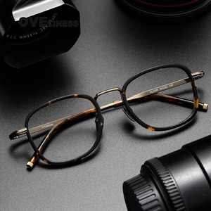 〈Titanium〉Vintage Retro Square Glasses【OV0031】