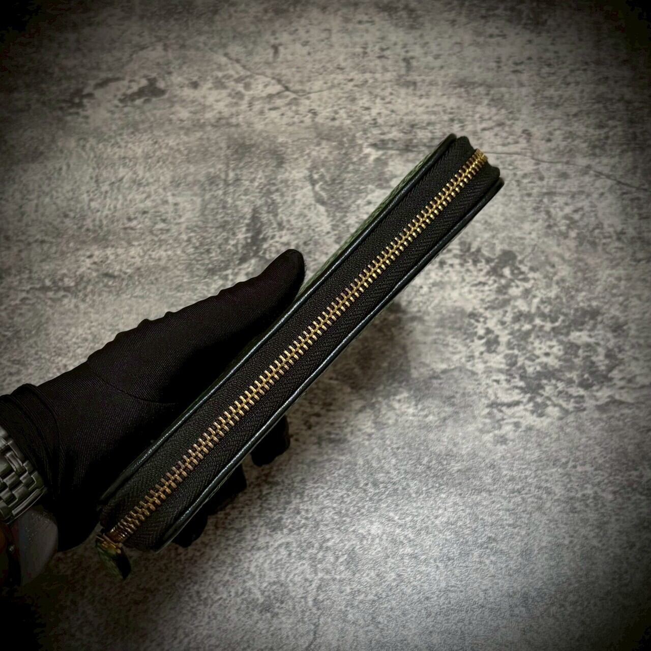 スタースティングレイ 長財布 エイ革 一枚革 ガルーシャ カイラギ 梅花