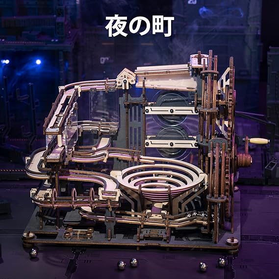 ROKR 立体 パズル 木製 3d ウッド ローラーコースター 新品未開封品 ROKR 立体 パズル 木製 3d ウッド 子供 大人 向け 知育 14歳+