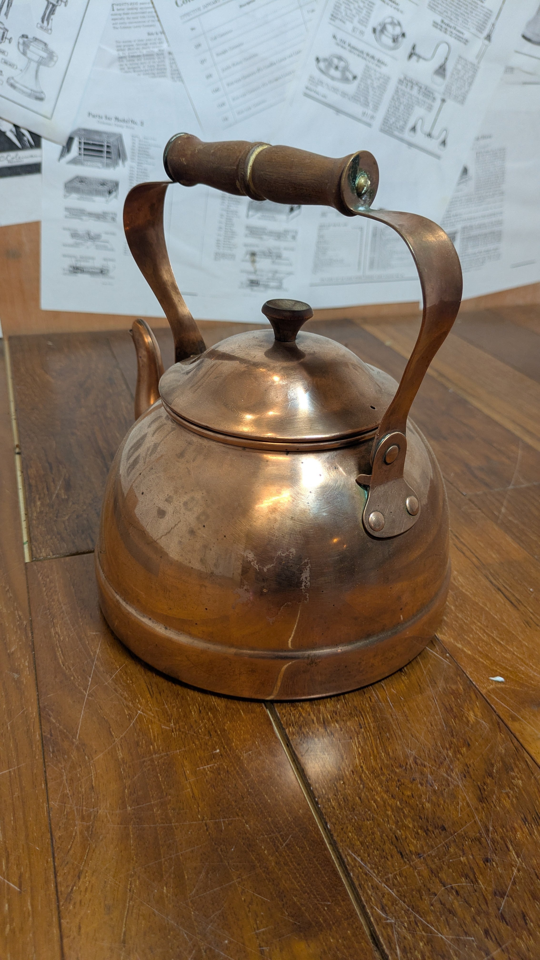 Vintage Copper Kettle Portgal mini ビンテージ コッパーケトル 銅製