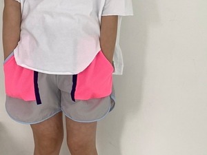 【ドレスモンスター DRESS MONSTER】サマービーチショーツ グレー 110cm~120cm  240507