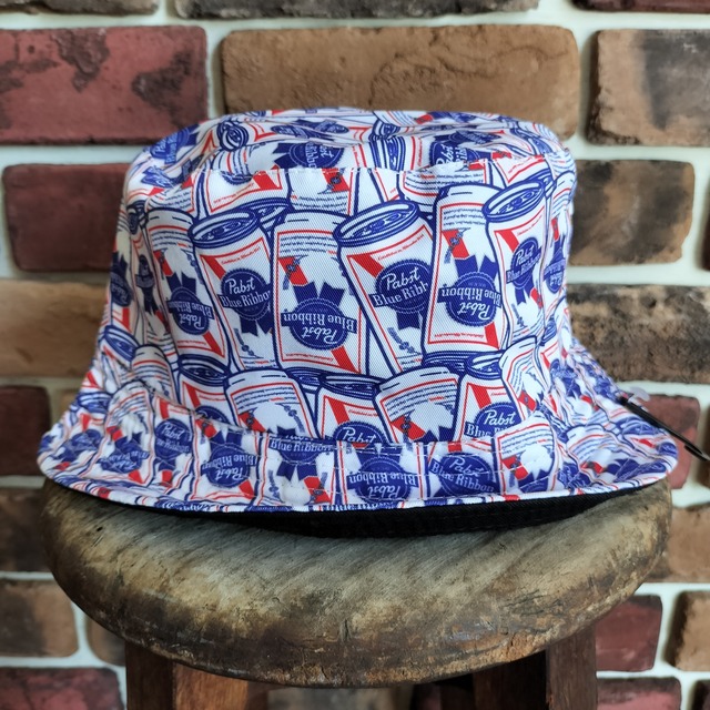 Used CAP◆Pabst Blue Ribbon バケットハット◆ヴィンテージ　古着　アメリカン雑貨