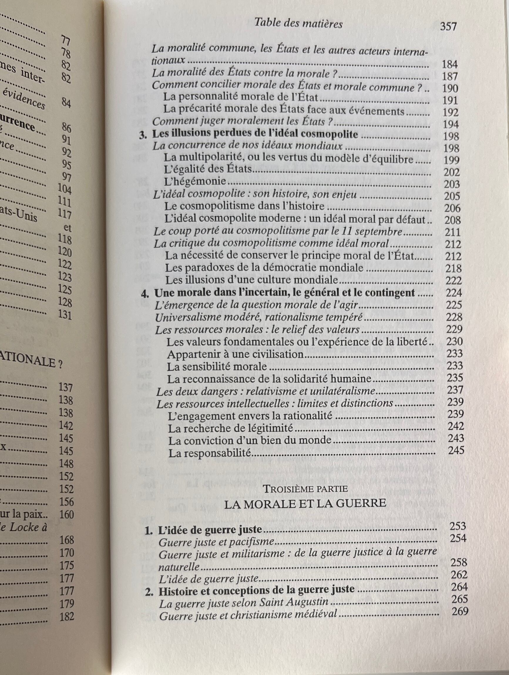 Le Bien, La Guerre & La Terreur: Pour Une Morale Internationale / Monique Canto-Sperber / Plon