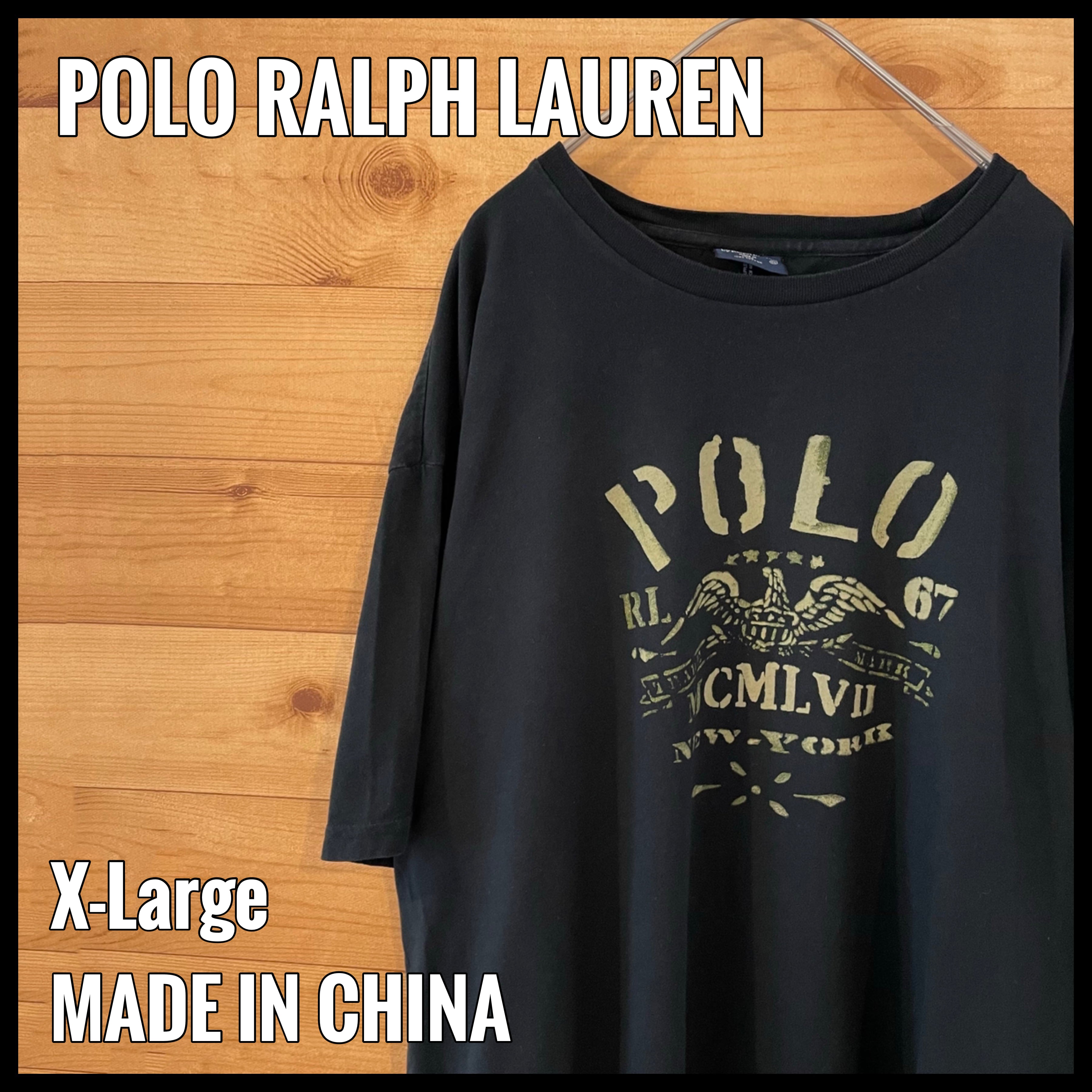 POLO RALPH LAUREN】アーチロゴ プリント Tシャツ XL ポロ ラルフ