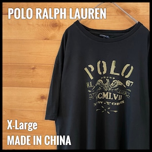 【POLO RALPH LAUREN】アーチロゴ プリント Tシャツ XL  ポロ ラルフローレン US古着 アメリカ古着