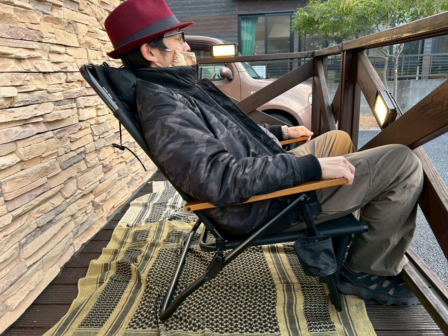 WAQ ワック】Reclining Low Chair High Back リクライニングローチェア