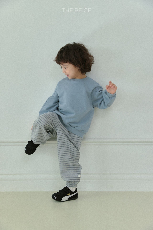 【予約】the beige Spring Stripe Jogger Pants