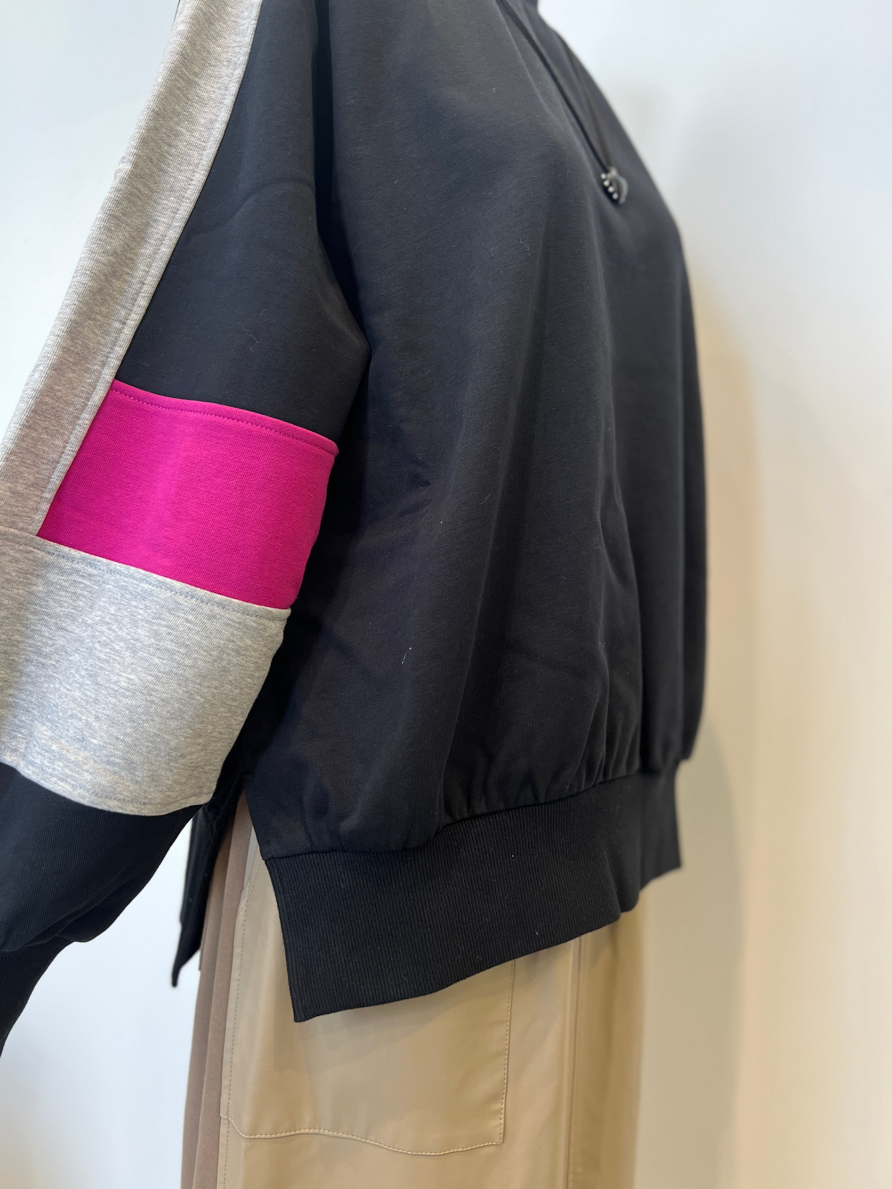 【DONA MARIE】ブロックカラー配色スウェット　145017