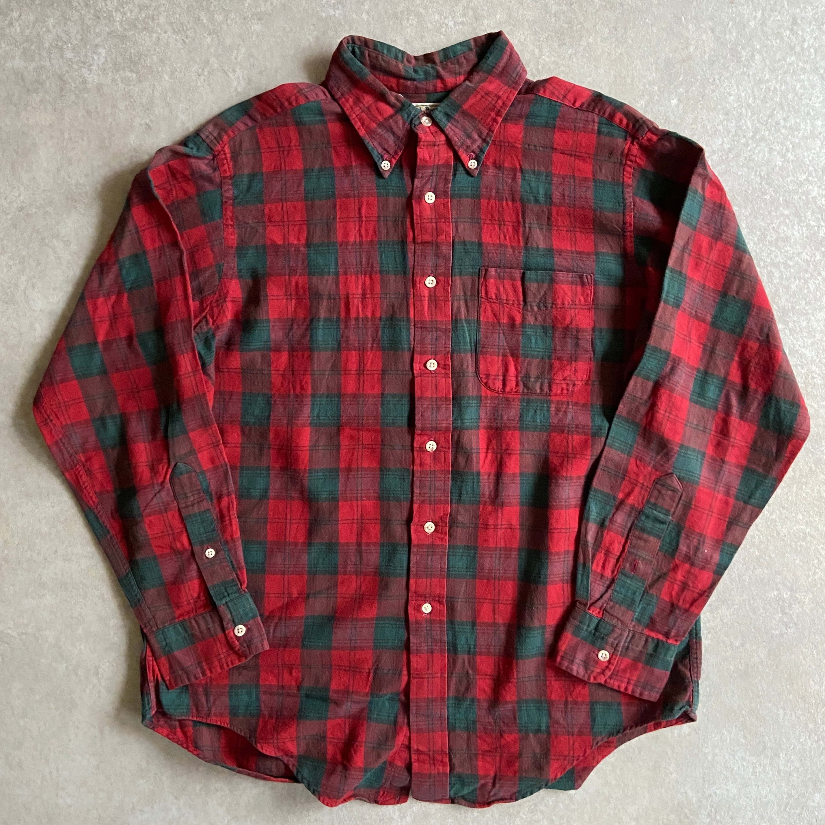 L.L.Bean Flannel Shirt L G388