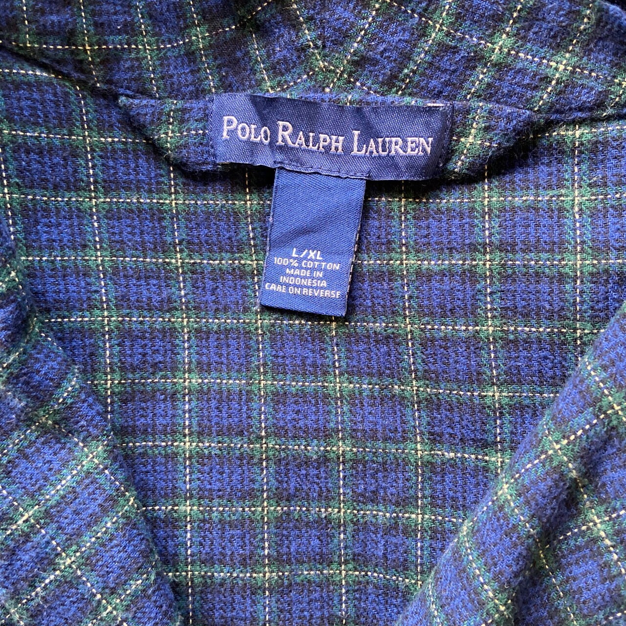 POLO RALPH LAUREN ラルフローレン チェック柄 フランネル コットン 