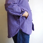 kelen   CHINA BUTTON CHECK SHIRTS "BRETON"