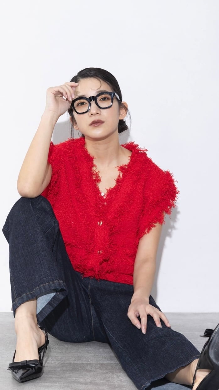 2025秋冬 マルゴーヴィンテージ フリンジニットベスト シャネルベスト