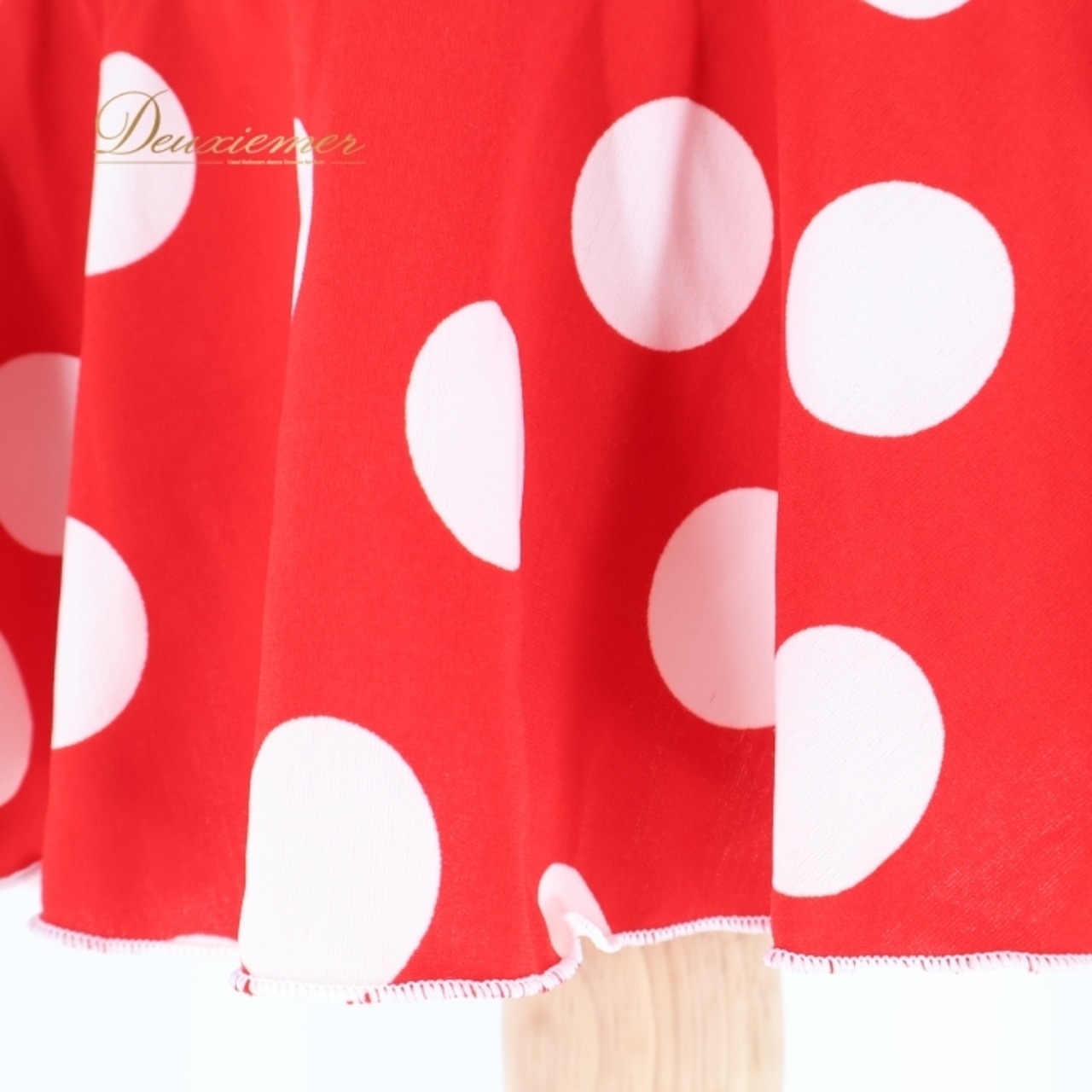 フラメンコ 衣装 ファルダ スカート DOCE del FLAMENCO ドセデルフラメンコ 赤 白 水玉 フリル レッド系 ホワイト系 伸縮 ストレッチ ハイウエスト 赤 スカート フラメンコ衣装 おしゃれ 可愛い レディース Mサイズ