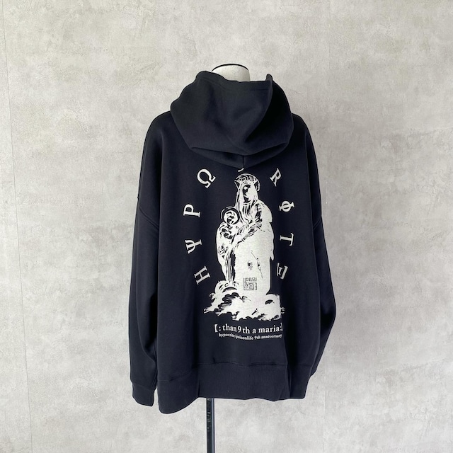 【:than 9th a maria:】Hoodie / Black【HYPOCRITE】