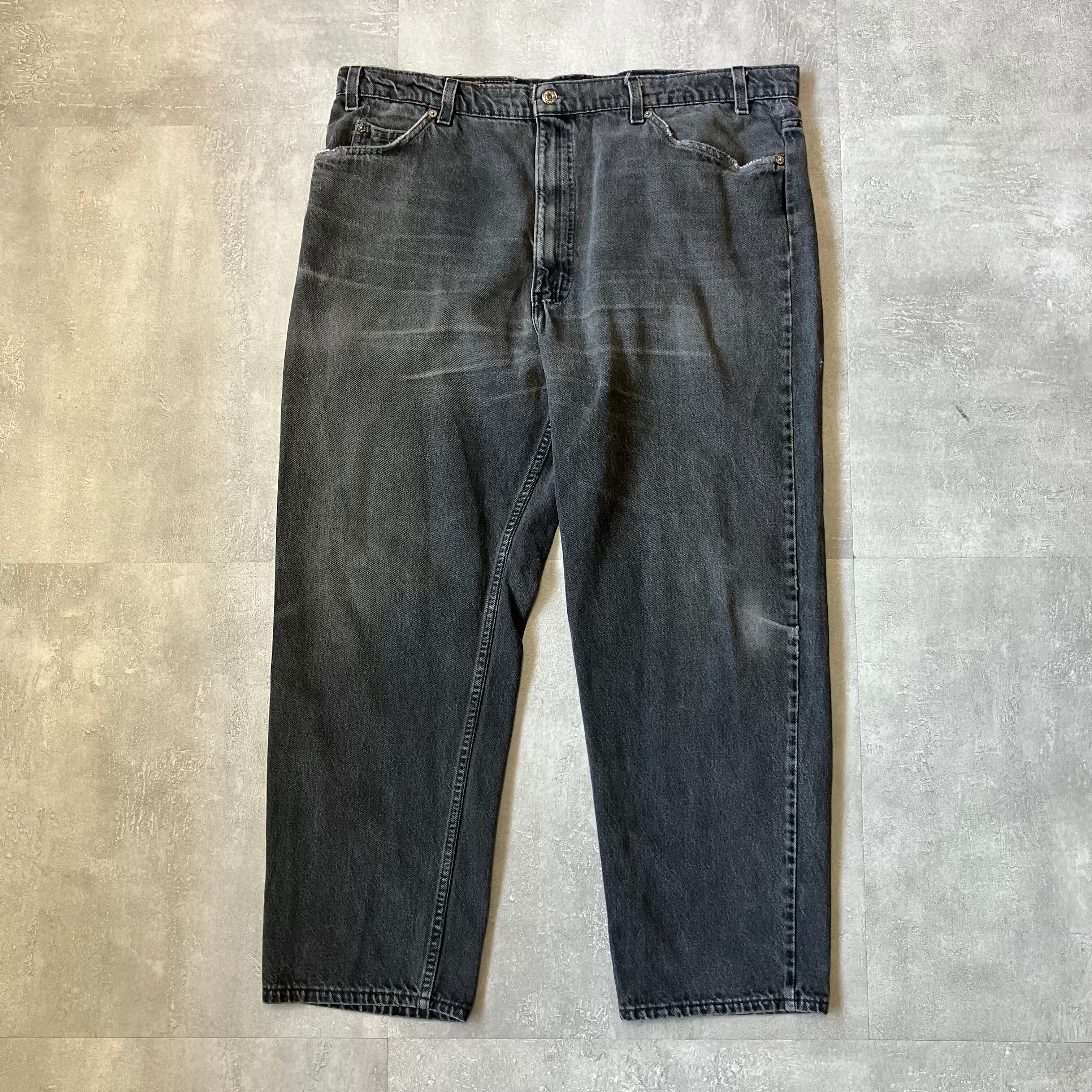 《実寸w41l29》Levi's リーバイス 553 90s usa製 ブラックデニム バギーデニム No.3427