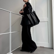 Tie belt wide curve PT/black