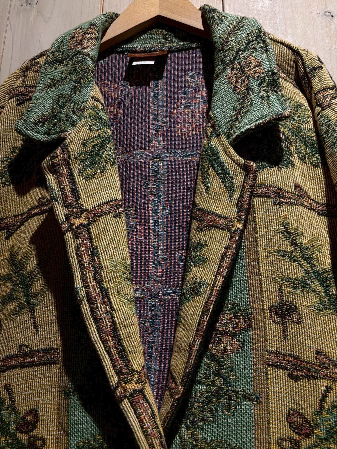 a.k.a.C.a.k.a vintage】Botanical Pattern Vintage Gobelin Short