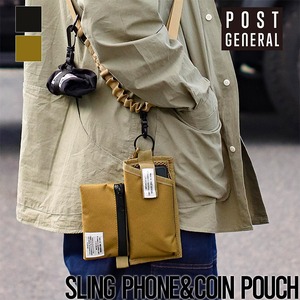 スリングフォン&コインポーチ POST GENERAL ポストジェネラル SLING PHONE&COIN POUCH スリングフォン&コインポーチ (2色)コヨーテベージュ